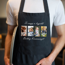  Karácsonyi kötény – Te vagy a legjobb Papa, 4 fotóval lakástextília