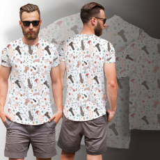 Karácsonyi Lányfúró - Full Print Unisex Póló