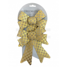  KARÁCSONYI MASNI, ARANY GLITTERES - 2 DB/CSOMAG dekorációs kellék