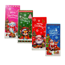  Karácsonyi/Mikulás Celofán Édesség Zacskók (12 db-os szett) sütés és főzés