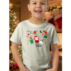  Karácsonyi neves gyerek pólók - Télapós póló