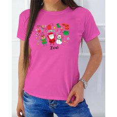  Karácsonyi neves pólók - Télapós női póló