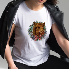  Karácsonyi női póló vadászoknak - Vaddisznó