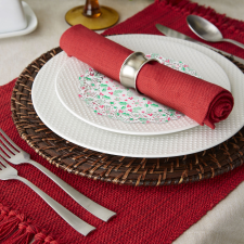  Karácsonyi, papír tányéralátét - 21,5 cm - 15 db / csomag - 58697 karácsonyi dekoráció