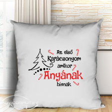 Karácsonyi párna anyáknak lakástextília