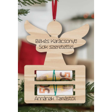  Karácsonyi pénzátadó angyalkás megszemélyesítve dekorációs kellék