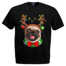  Karácsonyi Pug - Karácsonyi Férfi Póló férfi póló