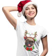  Karácsonyi Pug - Női Póló női póló