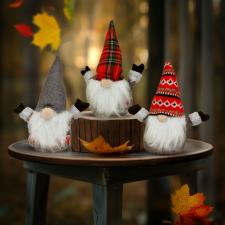  Karácsonyi skandináv manó - 20 x 8,5 x 25 cm - 3 féle karácsonyi dekoráció