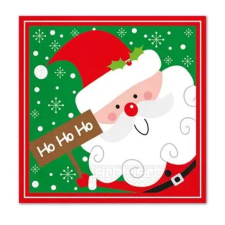 Karácsonyi szalvéta – HO-HO-HO Télapó party kellék
