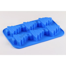  Karácsonyi Szilikon Muffin Forma – 6 Adagos, Fenyőfa Design sütés és főzés