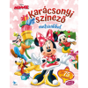  Karácsonyi színező matricákkal - Minnie