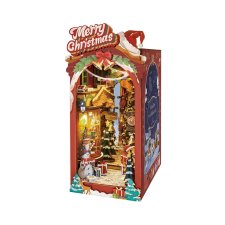  Karácsonyi Utcácska Könyvtámasz 3D Puzzle puzzle, kirakós