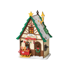  Karácsonyi világító házikó 3D Puzzle puzzle, kirakós