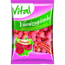 Karamell vital VITAL VARÁZSGÖMB CUKORMENTES EXTRUDÁLT KUKORICAGOLYÓ MÁLNA ÍZŰ 20 G reform élelmiszer