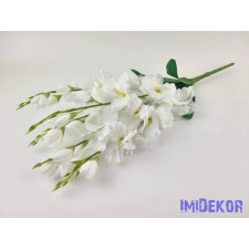  Kardvirág 5 ágú selyem csokor 69 cm - Fehér dekoráció