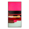 KARE KARE festmény ABSTRAKT ALAKOK PINK 73x143 cm
