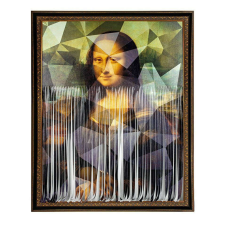 KARE KARE festmény MADEMOISELLE LISA 130x163cm grafika, keretezett kép