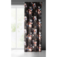  Karen bársony sötétítő függöny Fekete 140x270 cm lakástextília