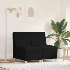  Karfa Nélküli Modularis Kanapé Egység 2 pcs Fekete bútor