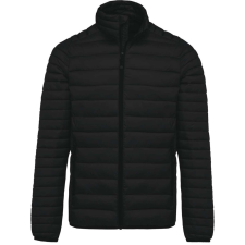KARIBAN bélelt meleg és ultrakönnyű férfi kabát KA6120, Black-XL férfi kabát, dzseki