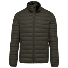 KARIBAN bélelt meleg és ultrakönnyű férfi kabát KA6120, Dark Khaki-XL