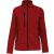 KARIBAN cipzáras Női dzseki KA9107, Red Melange-XS