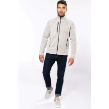 KARIBAN Dzseki Kariban férfi cipzáras férfi (100%poliészter) light royal blue mélange, XL munkaruha