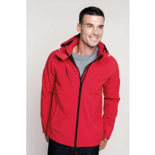 KARIBAN Dzseki Kariban férfi kapucnis softshell férfi (94%poliészter) titanium, M munkaruha