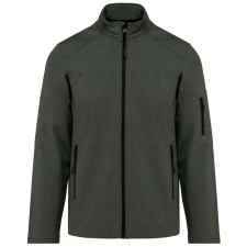 KARIBAN Férfi 3 rétegű softshell dzseki, Kariban KA401, Marl Green-M férfi kabát, dzseki