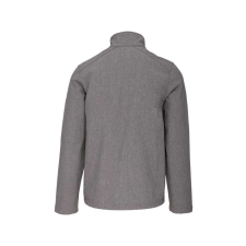 KARIBAN Férfi 3 rétegű softshell dzseki, Kariban KA401, Marl Grey-XL férfi kabát, dzseki