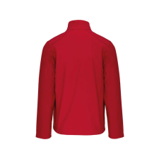 KARIBAN Férfi 3 rétegű softshell dzseki, Kariban KA401, Red-S férfi kabát, dzseki