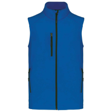 KARIBAN Férfi 3 rétegű softshell mellény, Kariban KA403, Aqua Blue-L