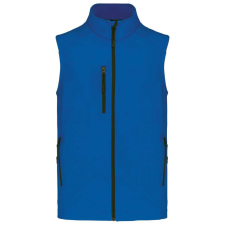 KARIBAN Férfi 3 rétegű softshell mellény, Kariban KA403, Aqua Blue-XL férfi mellény