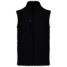 KARIBAN Férfi 3 rétegű softshell mellény, Kariban KA403, Black-3XL