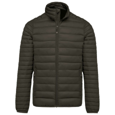 KARIBAN Férfi bélelt meleg és ultrakönnyű kabát , Kariban KA6120, Dark Khaki-S