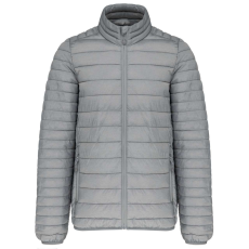 KARIBAN Férfi bélelt meleg és ultrakönnyű kabát , Kariban KA6120, Marl Silver-S