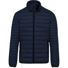 KARIBAN Férfi bélelt meleg és ultrakönnyű kabát , Kariban KA6120, Navy-4XL férfi kabát, dzseki