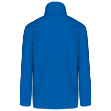 KARIBAN férfi bélelt széldzseki rejtett kapucnival KA687, Light Royal Blue-2XL férfi kabát, dzseki