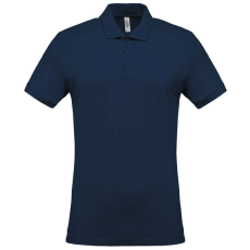 KARIBAN Férfi galléros piké póló, rövid ujjú, Kariban KA254, Navy-3XL
