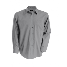 KARIBAN Férfi ing Kariban KA545 Jofrey > Long-Sleeved Shirt -4XL, Marl Storm Grey