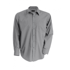 KARIBAN Férfi ing Kariban KA545 Jofrey &gt; Long-Sleeved Shirt -4XL, Silver férfi ing