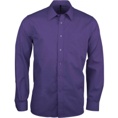 KARIBAN Férfi ing Kariban KA545 Jofrey > Long-Sleeved Shirt -5XL, Purple