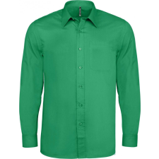 KARIBAN Férfi ing Kariban KA545 Jofrey > Long-Sleeved Shirt -6XL, Kelly Green férfi ing