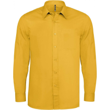 KARIBAN Férfi ing Kariban KA545 Jofrey &gt; Long-Sleeved Shirt -L, Yellow férfi ing