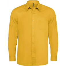 KARIBAN Férfi ing Kariban KA545 Jofrey > Long-Sleeved Shirt -S, Yellow