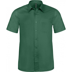 KARIBAN Férfi ing Kariban KA551 Ace - Short-Sleeved Shirt -2XL, Forest Green