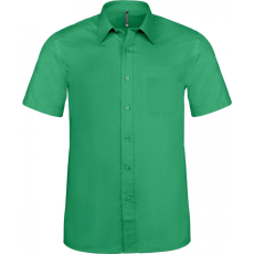 KARIBAN Férfi ing Kariban KA551 Ace - Short-Sleeved Shirt -3XL, Kelly Green