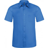 KARIBAN Férfi ing Kariban KA551 Ace - Short-Sleeved Shirt -3XL, Light Royal Blue