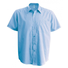 KARIBAN Férfi ing Kariban KA551 Ace - Short-Sleeved Shirt -L, Bright Sky férfi ing